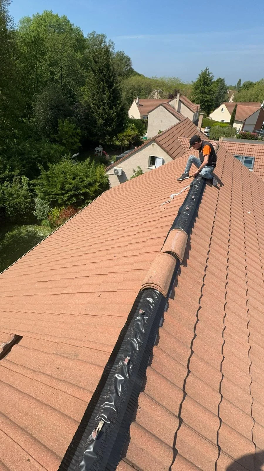 Closoir ventilé et tuiles faîtières Arpajon 91290